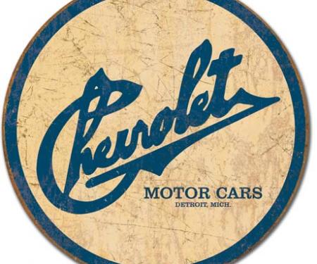 Tin Sign, Chevy Historic Logo