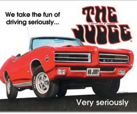 Tin Sign, Pontiac GTO - The Judge