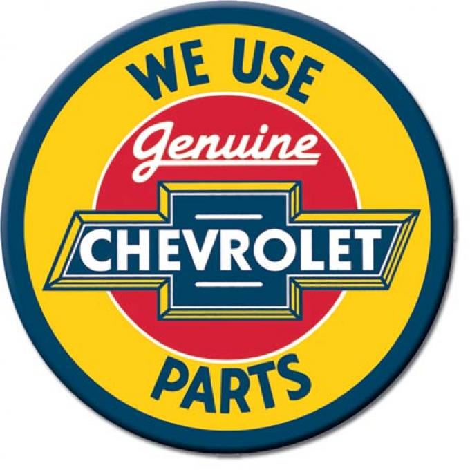 Magnet, Chevy Parts Round