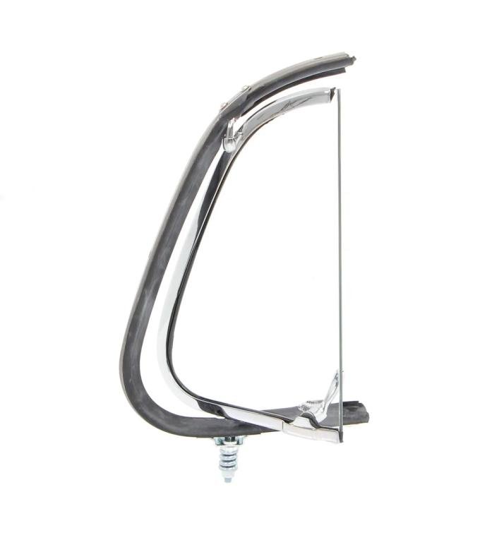 AMD Vent Window Assembly, LH, Clear Glass, Chrome Frame, 51-52 F1 F2 Ford Pickup Truck X560-4551-2CLS