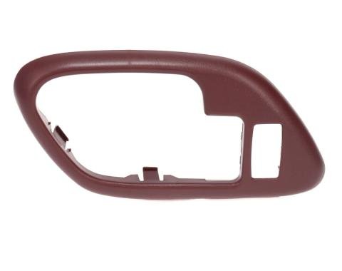 AMD Front Door Handle Bezel, with Power Door Lock Hole, LH, Red, 95-00 Chevy GMC C/K OBS Pickup Truck SUV X540-4095-3REDL