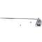 AMD Sunvisor Bracket, Chrome, RH, 55-59 Chevy GMC Pickup Truck Suburban (with screws) X646-4055-RS