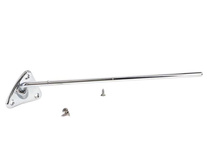 AMD Sunvisor Bracket, Chrome, RH, 55-59 Chevy GMC Pickup Truck Suburban (with screws) X646-4055-RS