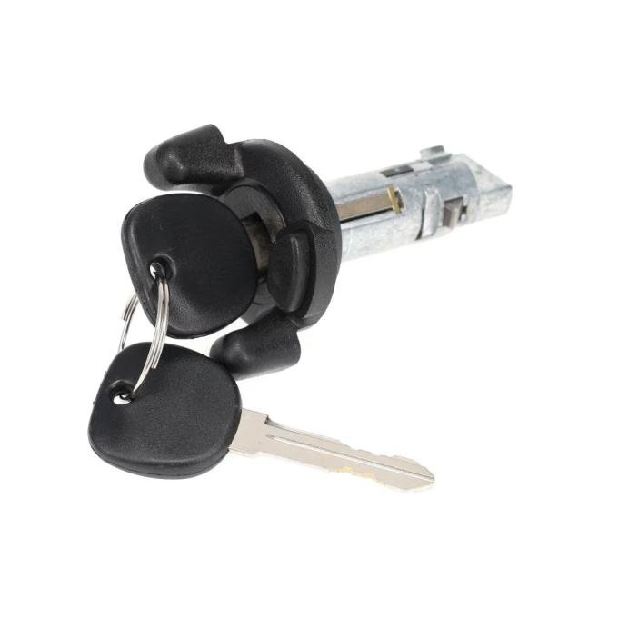 AMD Ignition Lock Cylinder with Keys, Manual, Black, 98-00 Chevy GMC C/K OBS Truck Tahoe Yukon Suburban X462-4098-1M