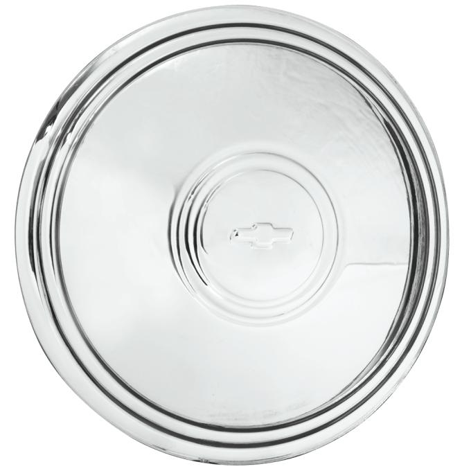 Coker Tire Chevrolet Bowtie Police Cap Stainless 7.0 inch back I.D. 1000-S