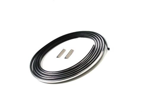 AMD Back Glass Gasket Lockstrip, Chrome, 77-98 Ford F100 F150 F250 F350 Truck X661-4577-3C