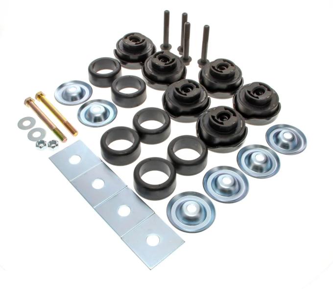 AMD Complete Body Mounting Kit, Cab & Radiator Mounts, 84-87 Chevy GMC C/K Truck 427-4084-21S