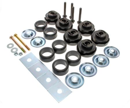 AMD Complete Body Mounting Kit, Cab & Radiator Mounts, 84-87 Chevy GMC C/K Truck 427-4084-21S