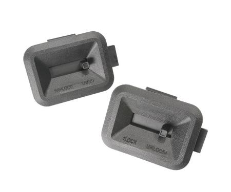 Dennis Carpenter Door Lock Slide Controls - 1 Pair - 1980-81 Ford Truck, 1980-81 Ford Bronco E0TZ-1022168-PR