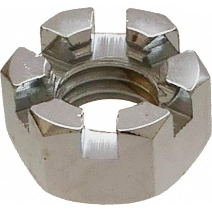 Castle Nut - Chrome - 9/16-12