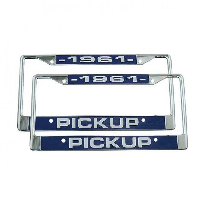 Ford Pickup Truck License Plate Frames - 1961 Pickup