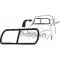 Chevy Truck Windshield Weatherstrip, For 2-Piece Glass & Chrome, 1947-1953