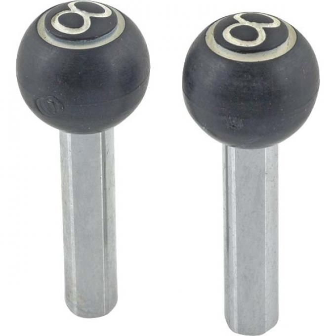 Door Lock Knobs, 8 Ball, 1955-79