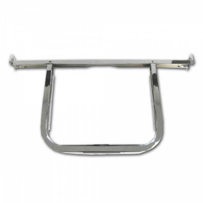 Classic Chevy - Radiator Support With Upper Bar, Chrome, 6 Cylinder, 1956