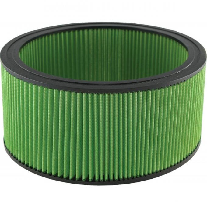 Chevy Truck Air Filter, Green, 12 x 5-1/2, 1980-1991