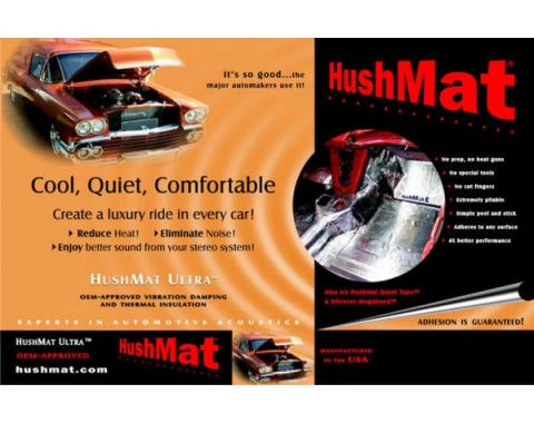 Hushmat Ultra Insulation, Trunk Floor, For Camaro, 2010-2014