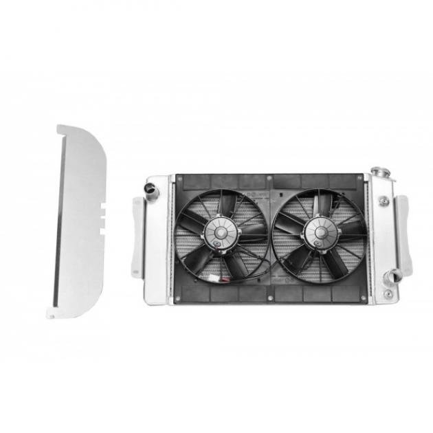 C&R Racing Chevy Aluminum Performance Radiator Module, For Automatic ...
