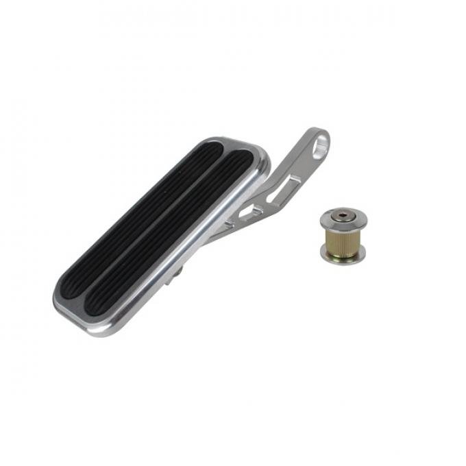 Lokar Drive-By-Wire Pedal Assembly, Billet Aluminum, Brushed Finish