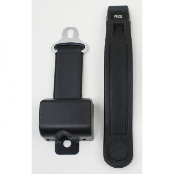 SeatBelt Solutions 1947-1987 Chevy Truck Retractable Lap Belt, Plastic Push Button