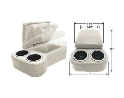 BC Seat Cruiser Console - 18 " x 11" x 7" - White