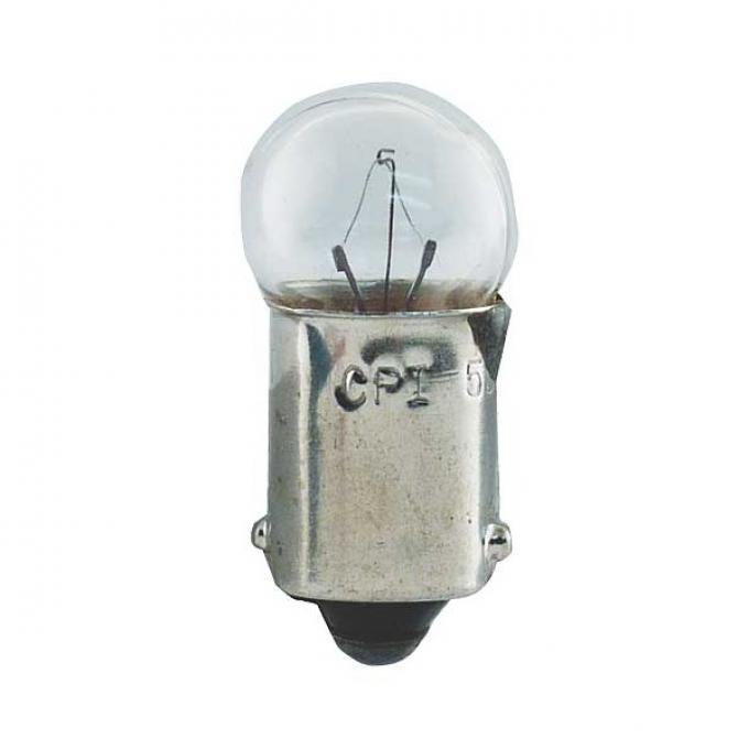 Dash & Glove Box Light Bulb - Single Contact - 1 CP - 12 Volt - Ford