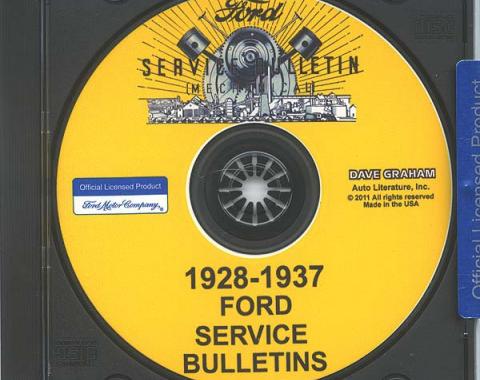 Service Bulletins CD, Ford Car and Truck, 1928-1937