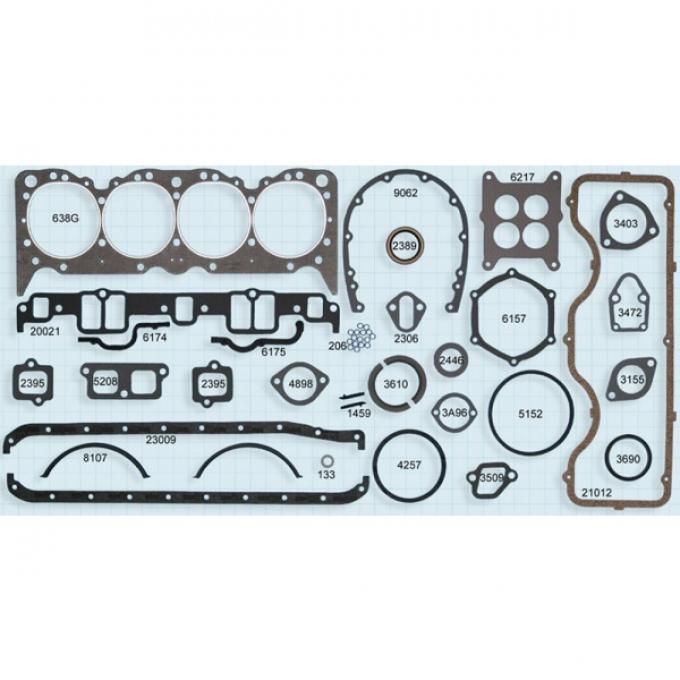 Chevy Truck Engine Gasket Set, 409 V8, 1962-1965