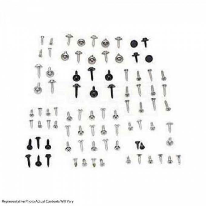 Chevy Truck Interior Screw Kit, 1973-1977