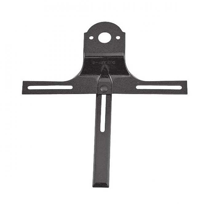 Rear License Plate Bracket - Steel - Black - Ford Passenger