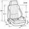Chevy Truck Bucket Seat, Rally Recliner, Right