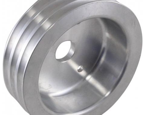 Big Block Aluminum Crankshaft Pulley, Long Water Pump, 3 Groove