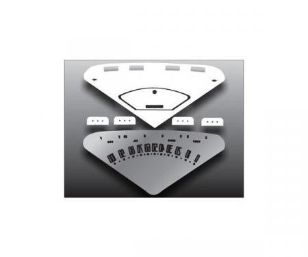 Chevrolet® Suburban White Face Gauge Overlay, 1957