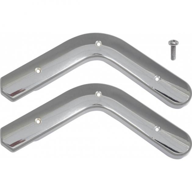 Bucket Seat Hinge Covers Outer Chrome Classic Truck