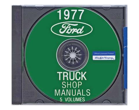 Ford Pickup Truck Shop Manual On CD