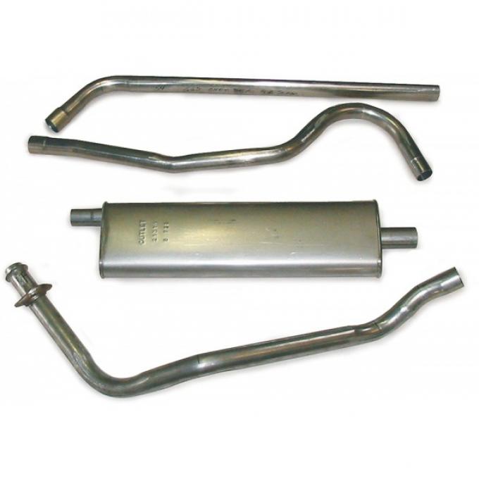 Chevy Exhaust System, Aluminized, Original, 1949-1954