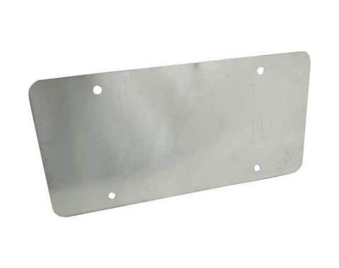 License Plate Backing Cover - Plain - Stainless Steel