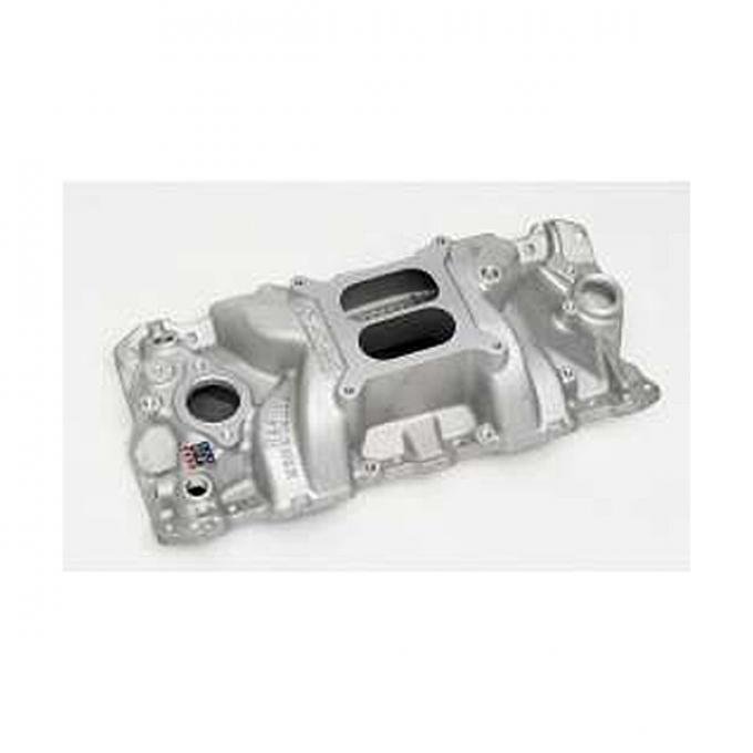 Chevy And GMC Truck Intake Manifold, 4-Barrel Carburetor, Small Block, Edelbrock, 1947-1985