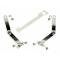 Chevy Truck Tailgate Links, Stainless Steel, Step Side, 1941-1953