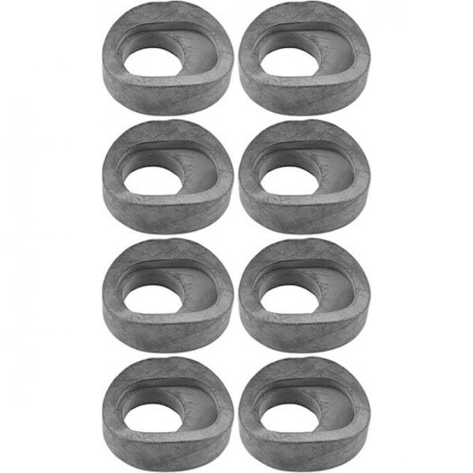 Shock Absorber Link Grease Seal - 8 Piece Set - Rubber - For Original Tubular Links - Ford