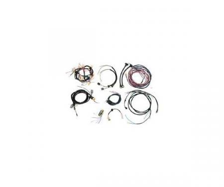 Chevy Wiring Harness Kit, V8, Manual Transmission, With Alternator, 210, Bel Air 4-Door Hardtop, 1956