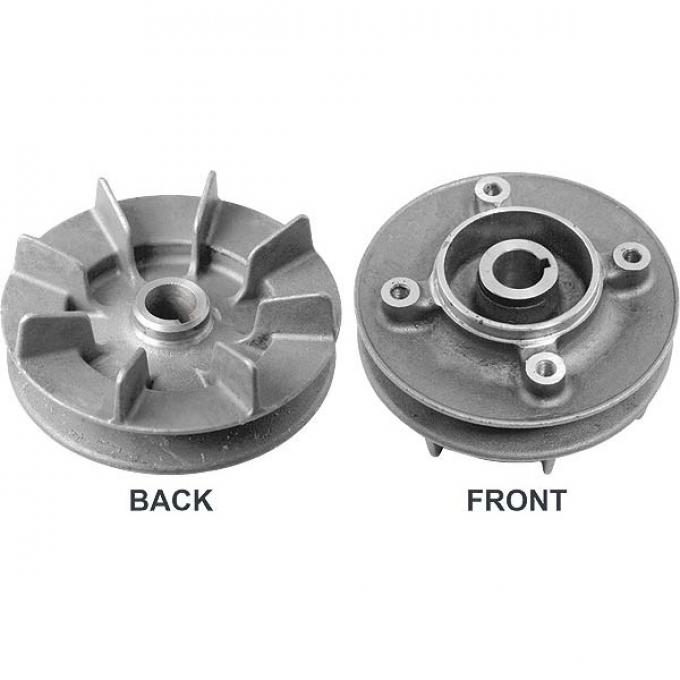Generator Pulley - 4.38 OD - Single Pulley - V8 - Ford