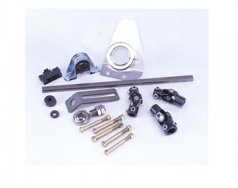 Flaming River 1957 Chevy Manual Rack & Pinion Cradle Kit - Paintable Floor Shift Tilt Column