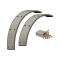 Brake Lining & Rivet Set - Molded - 8 Pieces & Rivets - Ford Passenger