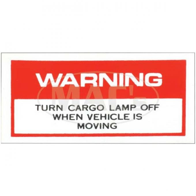 Ford Pickup Truck Cargo Light Decal