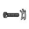 Ford Thunderbird Exhaust Manifold Bolt & Lock Washer Kit, 32 Pieces, 352 & 390 V8, 1958-66