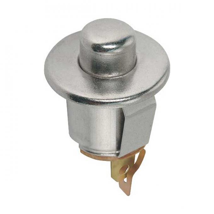 Start Button - Universal Type - Bright Metal - Ford & Mercury