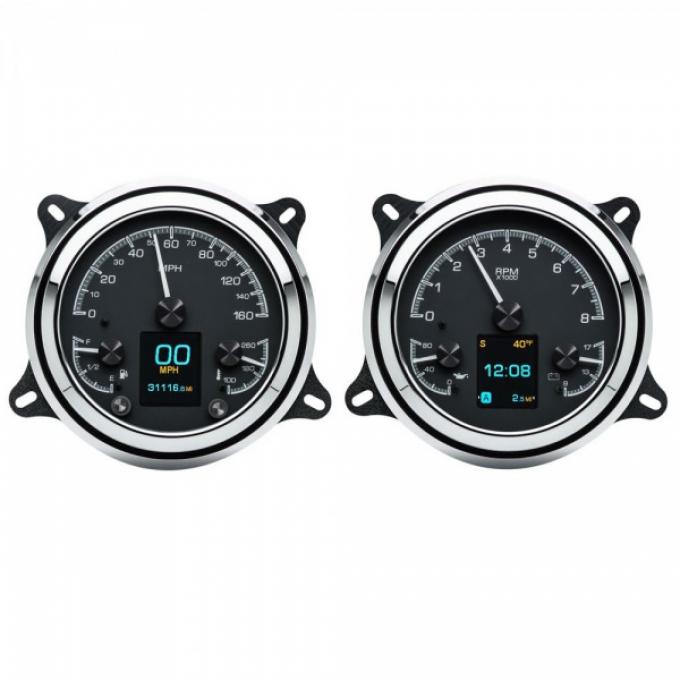 Chevy Pickup Analog Dash Gauges, Dakota Digital (HDX), 1947-1953