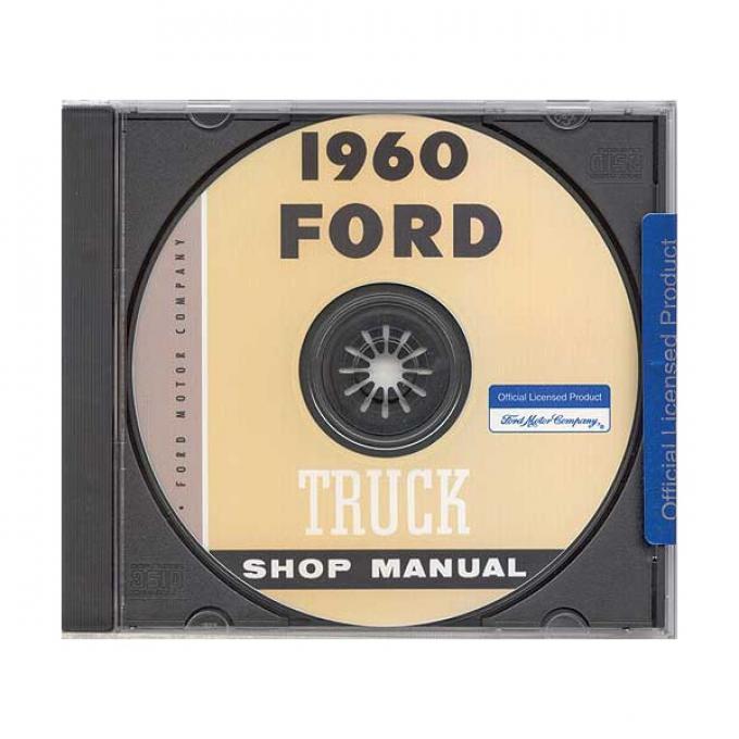 Ford Pickup Truck Shop Manual On CD