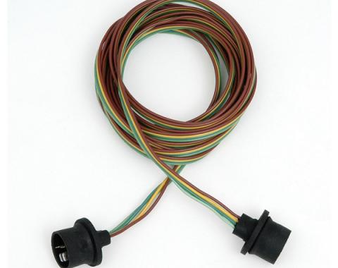 Chevy Truck Rear Body Light Intermediate Wiring Harness, Long Bed, 1967-1972