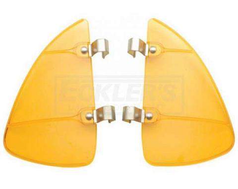 Chevy Vent Window Breezies, Plastic, 1949-1954